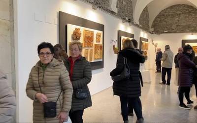 'Egurra lantzen berrogei urte' erakusketa zabalik dagoeneko