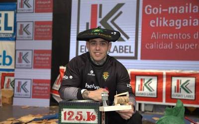 Paulo Azpiazu bergararrak Urrezko Harri-jasotze Txapelketa irabazi du