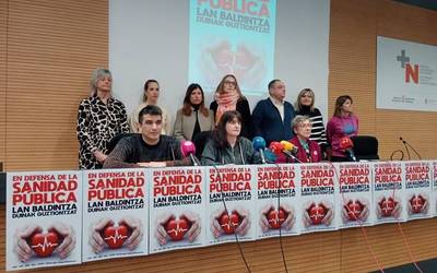 Negoziazio erreala eskatu diote gobernuari Osasunbideko sindikatuek