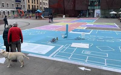 "Espazio publikoa okupatzea" da Getxoko Udalak abiatutako martxoaren 8rako kanpainaren helburua