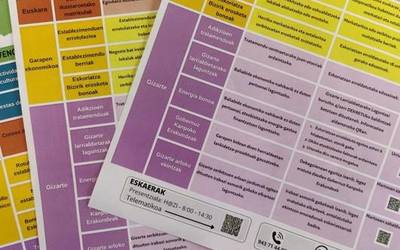 Dirulaguntzak eskatzeko aukeren berri, buzoietan