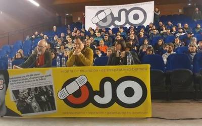 Zudaire poliziaren indarkeriaren biktimatzat aitortzeko eskatu diote gobernuari