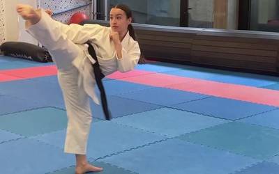 Joanna Perez: gerriko beltzaren lehenengo DAN-a soinean