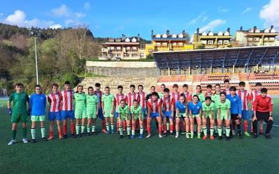 Athletic Clubeko neskak eta CD Laudioko mutilak lehiatu ziren asteartean