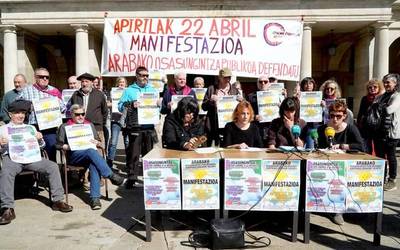 Apirilaren 22an osasun publikoaren alde mobilizatzera deitu dute
