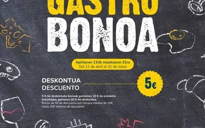 Sopela 2023 Gastro-Bonuen kanpainara atxikitzeko epea martxoaren 29ra arte dago zabalik