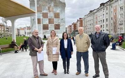 Getxoko Udalak Areetako Xake plazako horma-irudia birmoldatuko du muralismo-lehiaketa baten bidez