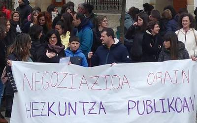 "Defendatzen dugun oinarrizkoa hezkuntza sistema publikoa da"