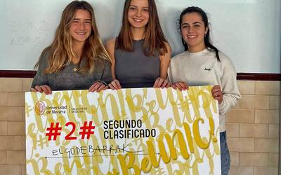 Elgoibarko institutuko hiru ikasle saritu dituzte Clinical Case Competition txapelketan