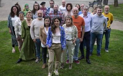 Laudioko EH Bilduk 2023-2027 lege-agintaldirako hautagai zerrenda osoa aurkeztu du