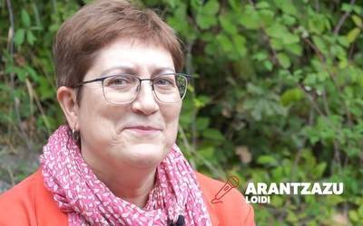 Arantzazu Loidi Zumaian, GUNEk antolatutako hitzaldian