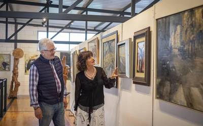 Margolanen erakusketa berria aurkeztu du Artziniegako Santxotena Museoak