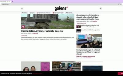 'Goiena.eus'-eko testuak irakurri partez entzuteko aukera egongo da aurrerantzean