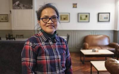 Jocelyn Bayangat Natividad: "Jatetxe hau irekitzea zaila izan da, eta are gehiago atzerritarra izanda"
