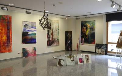 Maider Urretabizkaiaren pintura-erakusketa dago ikusgai Arkupe Kultur Etxean