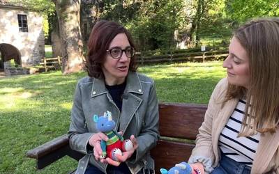 'Amigurumi' panpinak egiten ditu Usoa Mendikute bergararrak