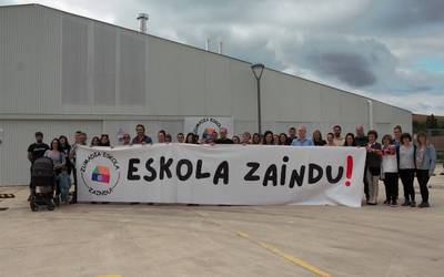 Anjel Gartzia Gazolatz (Zumadia IP): "Eskola haziko da heldu den urteetan eta konponbidea behar dugu"