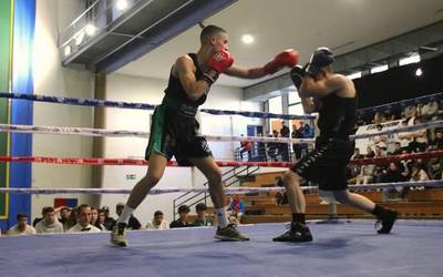 Boxeo-jaialdia argazkitan