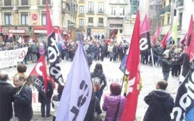 CGT, CNT, ESK, Solidari eta STEILASendako "sindikalismoa egitea ez da delitua"