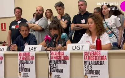 Ostalariek San Fermin egunerako greba deitu dute