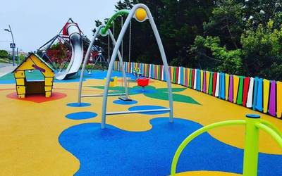 Haurrentzako lau parke berri egin dituzte Sopelan