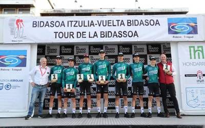 Mintegi, Tadeo eta Gil oso ongi Bidasoako Itzulian