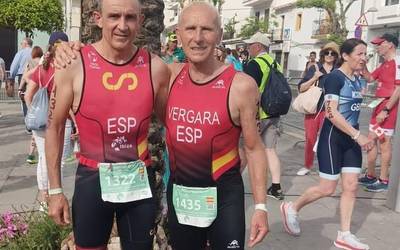 Maiza eta Vergara, duatleta mundialak