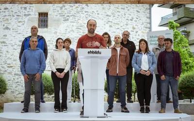 "Garai berri baterako" hautagaitza aurkeztu zuen atzo EH Bilduk Amurrion