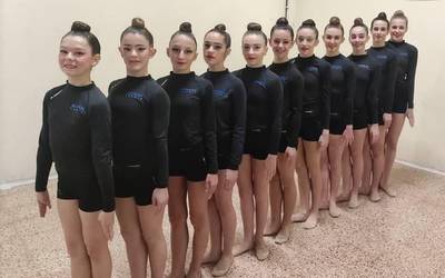 Alebinen eta haurren Gipuzkoako Txapelketan izango da Zubiberri gimnastika erritmiko taldea
