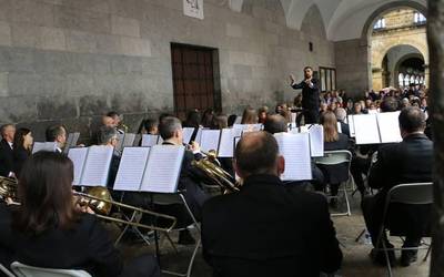 Kontzertu dotorea eskainiz ospatu du Azkoitiko Musika Bandak bere eguna
