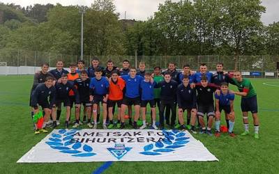 UDAren aurkako derbian jokatuko du Bergarak Liga Nazionalerako igoera