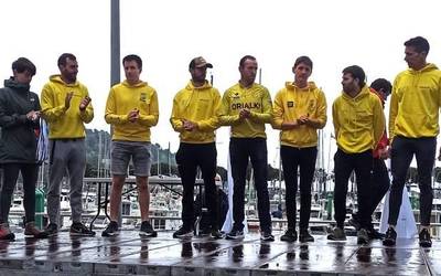 Zilarrezko domina bana eskuratu du Oriok Gipuzkoako trainerila ligan eta txapelketan