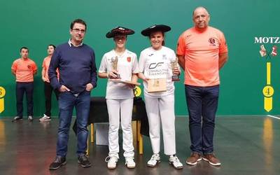 Alize Sagardui goizuetarra txapeldun Antzuolako San Isidro pilota txapelketan