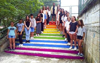 LGTBIQ+ fobiaren kontrako elkarretaratzera deitu dute Elgoibarko Institutuko ikasleek biharko