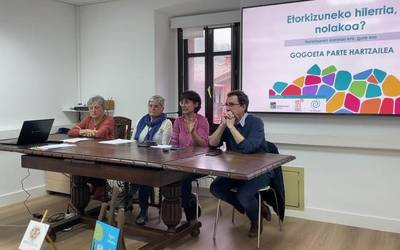 Etorkizuneko hilerria irudikatzeko gogoeta parte hartzailea egingo dute Antzuolan