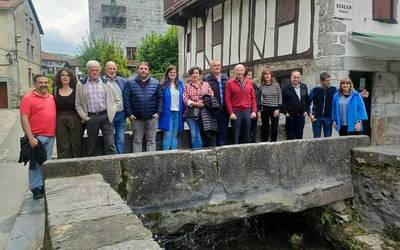 Geroa Baiko Nafarroako ordezkariak Lesakan izan dira