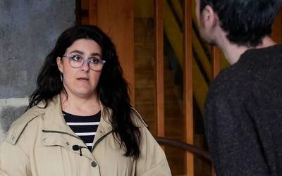 Itziar Orive Tirado PSE-EEren alkategaiarekin solasean