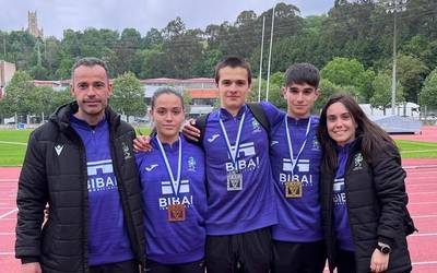 Urrezko eta zilarrezko domina bana eta brontzezko bi Arrasate Atletiko Taldekoentzat