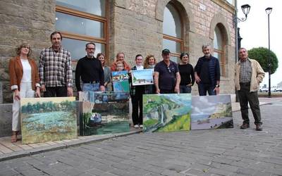 Rikardo Azkargorta bergararrak irabazi du kaleko pintura lehiaketa