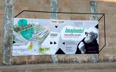 "Frontoi kulturalaren" inguruko hausnarketa plazaratu du Kulturzaleak Elkarteak Zumalakarregi etorbidera