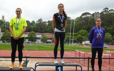 Irudietan: Emaitza onak lortu ditu Orioko Atletismo Taldeak