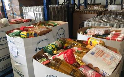Internet bidez ekarpenak egitera deitu du Nafarroako Elikagaien Bankuak