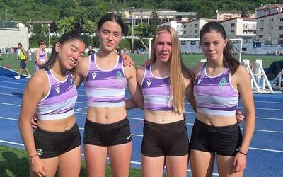 Hainbat domina eta emaitza politak Arrasate Atletikoko atleten eskutik