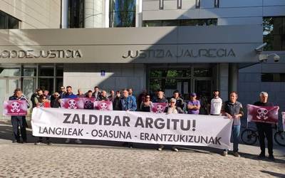 Bertan behera utzi du Zaldibar Argituk biharko deitua zuen elkarretaratzea