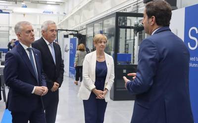 Muntaia-planta berria inauguratu du Soralucek Osintxuko egoitza nagusian