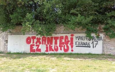 Otxantegi Herri Lurra "berehala" hustu dezaketela salatuko dute zapatuko manifestazioan