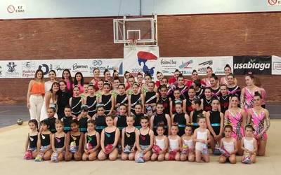 Zubiberriko gimnastak, Urretxuko erakustaldian