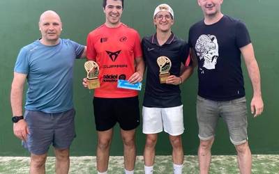 Iñigo Aldai eta Eduardo Agirre, padel txapelketako irabazle bigarren urtez jarraian