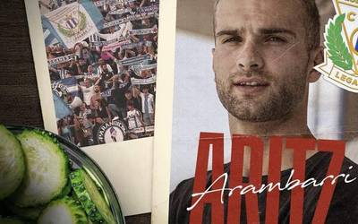 Aritz Aranbarrik Leganesen jokatuko du datozen bi denboraldietan