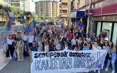 Durangaldeko LGTBI+ komunitateak kaleak hartuko ditu gaur, "biolentziaren gorakadari" erantzuteko